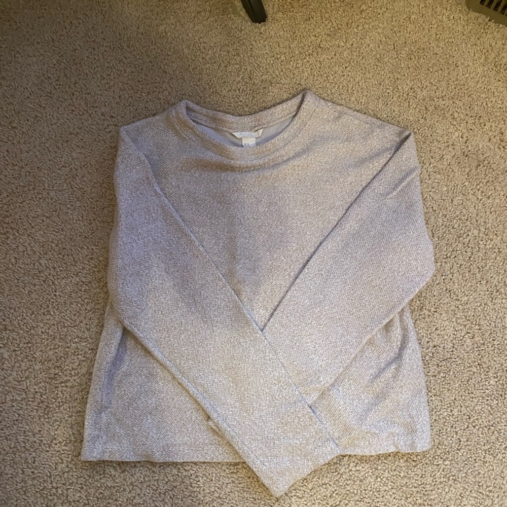 H&M Women's Tan Crew Neck Sweater